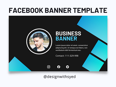 Facebook Banner Template 2021 branding graphic design social media ui