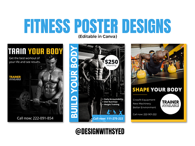 Best Gym Workout Poster Designs 2022