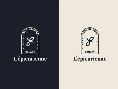 l'épicurienne Logo Design - BRANDING