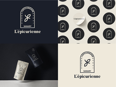 l'épicurienne Logo Design - BRANDING