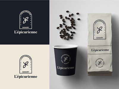 l'épicurienne Logo Design - BRANDING