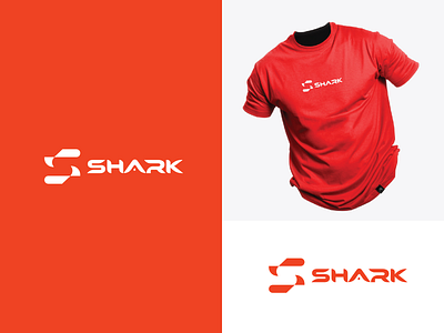 SHARK LOGO CONCEPT branding leter s logo logo s logo shark logo type shirt