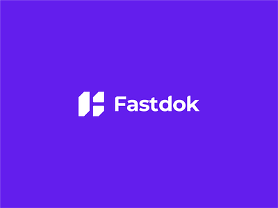 Fastdok Logo Design - ✌ branding document f letter f logo logo design saas software ui