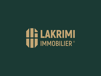 Lakrimi Immobiler - Branding branding building home house logo logo design real estate real estate logo realestate