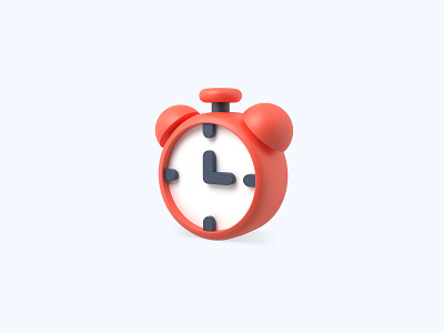 Clock 3d 3d art 3d artist 3d design 3d designer 3d icon 3d icons 3d modeling clock icon illustration time ui ui design watch