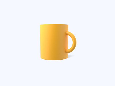 Cup 3d 3d art 3d artist 3d design 3d designer 3d icon 3d icons 3d modeling cup icon illustration ui ui design