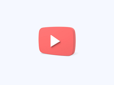 Youtube 3D icon