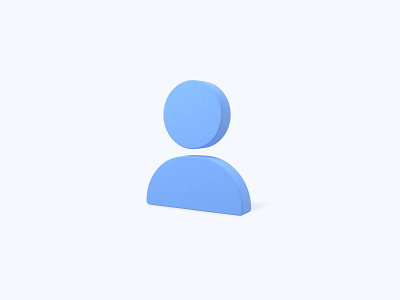 User 3D icon