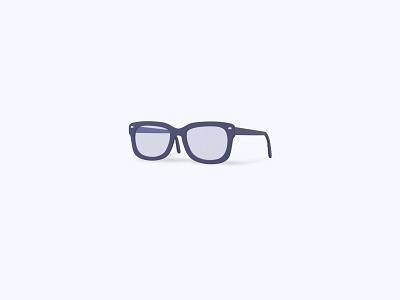 Glasses 3D icon