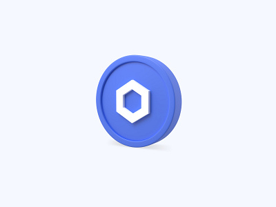 Chainlink 3D icon