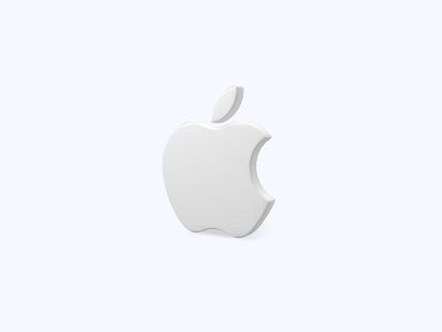 Apple 3D icon