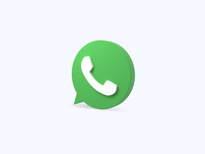 WhatsApp 3D icon