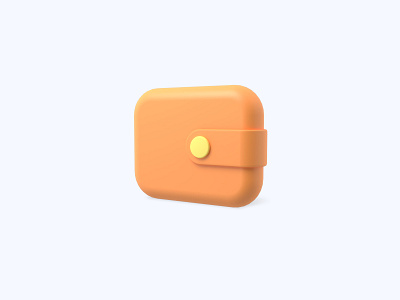 Wallet 3D icon