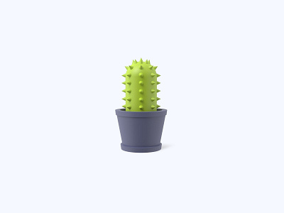 Plant 3D icon 3d 3d art 3d artist 3d design 3d designer 3d icon 3d icons 3d modeling freebie freebies icon illustration plant ui