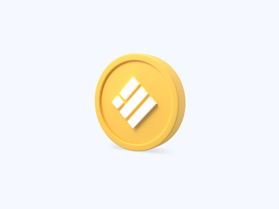 Binance USD 3D icon