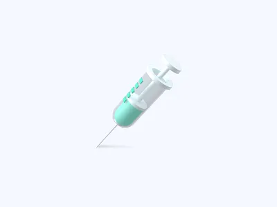 Syringe 3D icon 3d 3d art 3d artist 3d design 3d designer 3d icon 3d icons freebie freebies icons medecine medical syringe ui vaccine