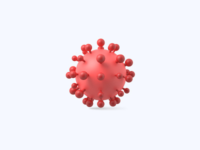 Virus 3D icon 3d 3d art 3d artist 3d design 3d designer 3d icon 3d icons coronavirus covid freebie freebies icons ui virus