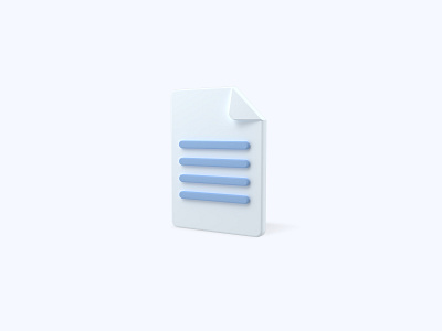 Page 3D icon