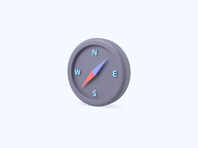 Compass 3D icon