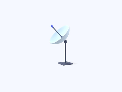 Satellite dish 3D icon 3d 3d art 3d artist 3d design 3d designer 3d icon 3d icons freebie freebies icon icons satellite dish ui