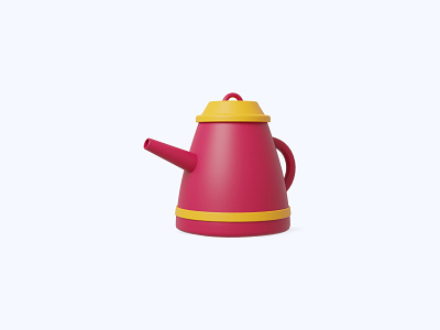 Teapot 3D icon