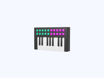 Synth 3D icon