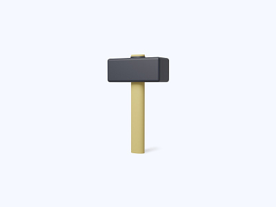 Hammer 3D icon