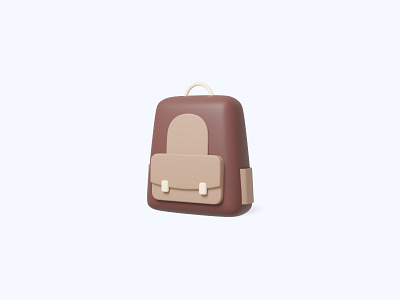 Backpack 3D icon