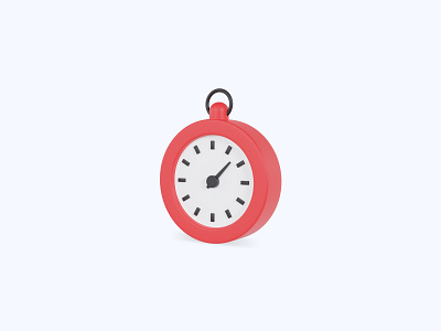 Stopwatch 3D icon