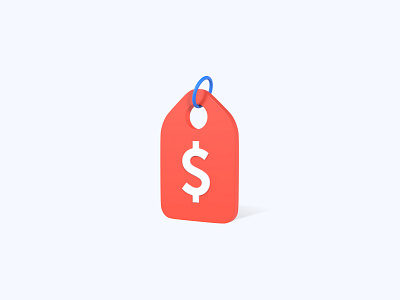 Price 3D icon