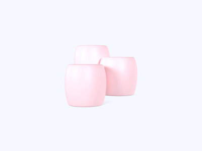 Marshmallow 3D icon