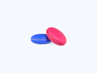 Macaroon 3D icon