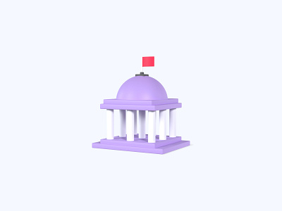 Government 3D icon