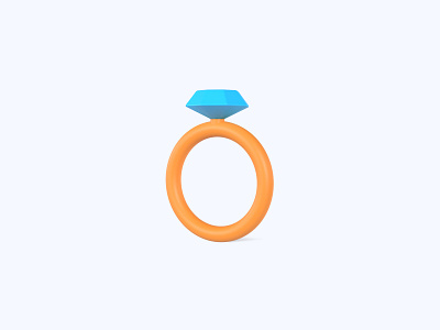 Ring 3D icon