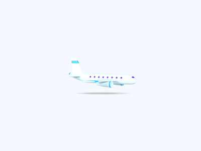 Airplane 3D icon