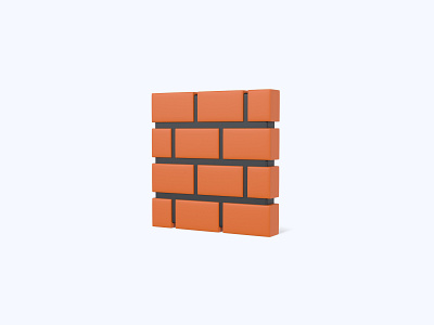 Wall 3D icon