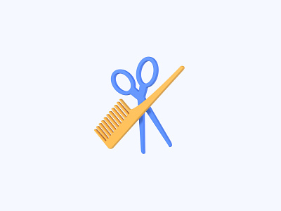 Barber 3D icon