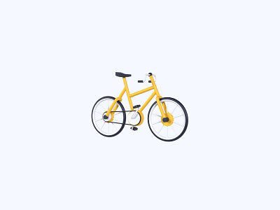 Bicycle 3D icon