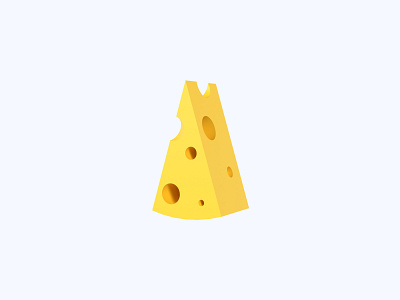 Cheese 3D icon 3d 3d art 3d artist 3d design 3d designer 3d icon 3d icons freebie freebies icon icons ui