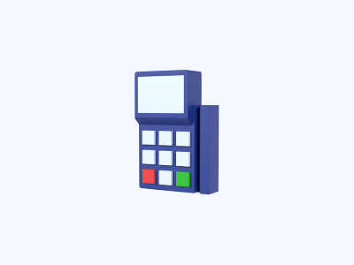 Credit card reader 3D icon 3d 3d art 3d artist 3d design 3d designer 3d icon 3d icons freebie freebies icon icons ui