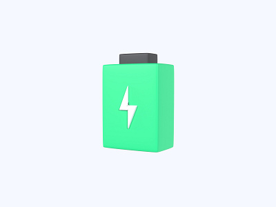 Battery charge 3D icon 3d 3d art 3d artist 3d design 3d designer 3d icon 3d icons freebie freebies icon icons ui