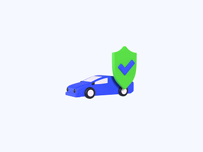 Car insurance 3D icon 3d 3d art 3d artist 3d design 3d designer 3d icon 3d icons freebie freebies icon icons ui