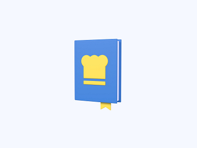 Cookbook 3D icon