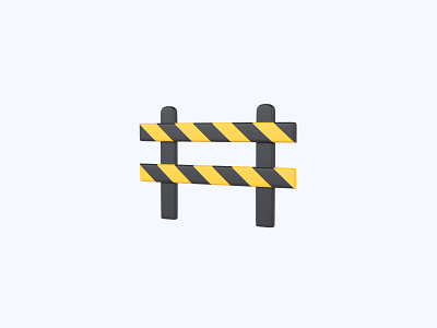 Barrier 3D icon