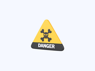 Danger 3D icon