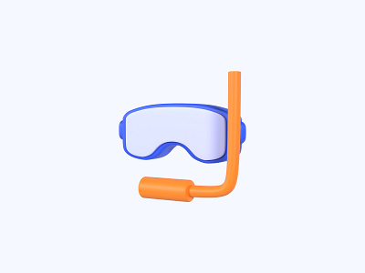 Diving 3D icon