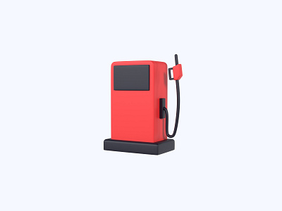 Gas station 3D icon 3d 3d art 3d artist 3d design 3d designer 3d icon 3d icons freebie freebies icon icons ui