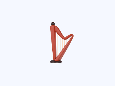 Harp 3D icon