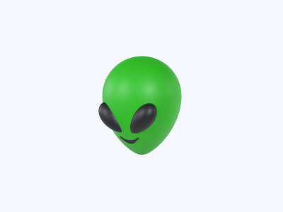 Alien 3D icon