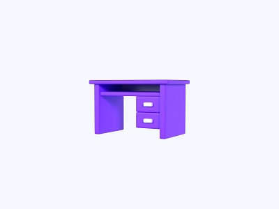 Desk 3D icon